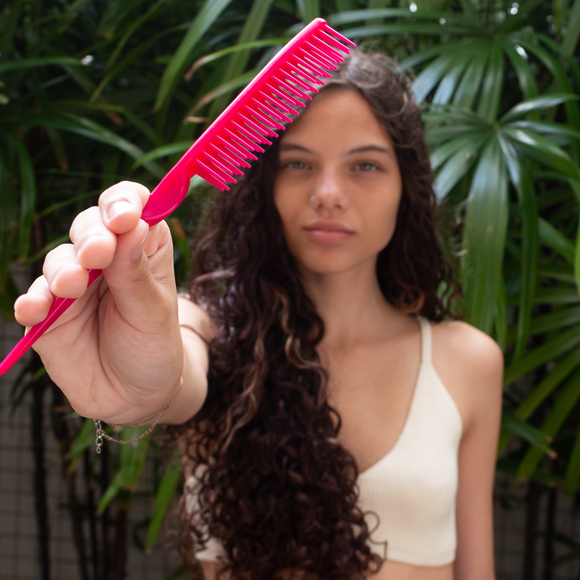 Three-row comb 