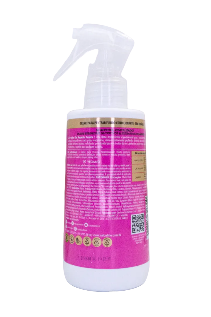 Creme para Pentear Antioposidade Fluido S.O.S Cachos