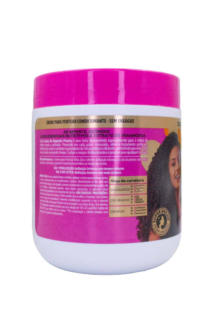 Creme de Pentear Ultra Brilho S.O.S Cachos