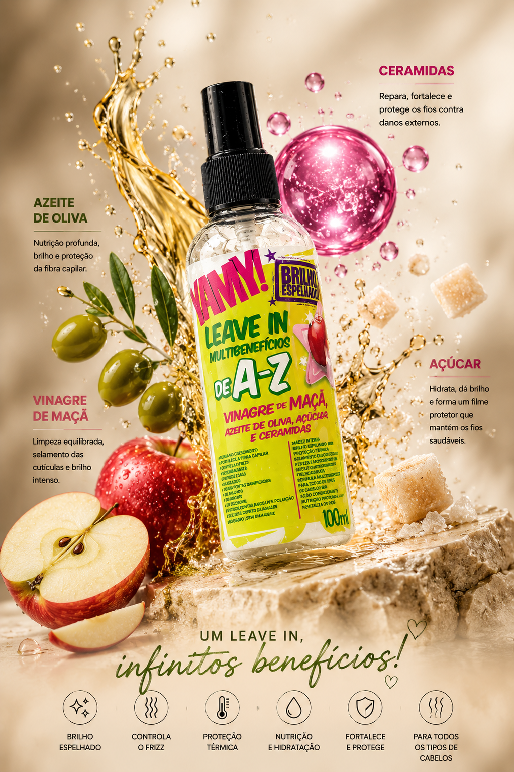 Leave-in multi beneficts from A-Z apple vinegar