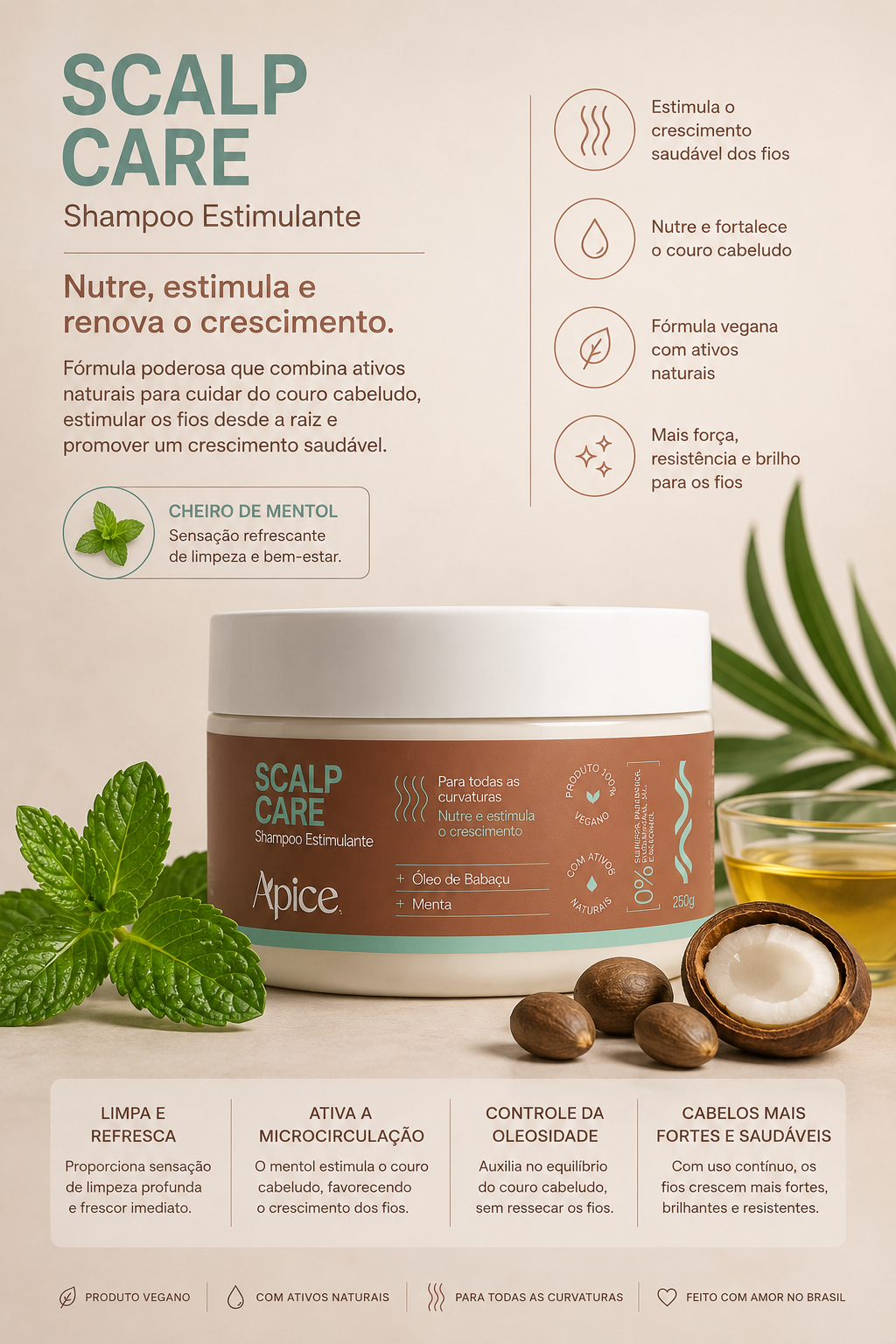 Scalp care Scrub Shampoo