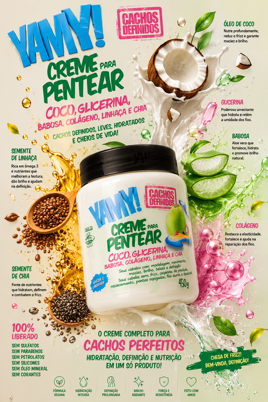 Curl cream - Defined curls YAMY!