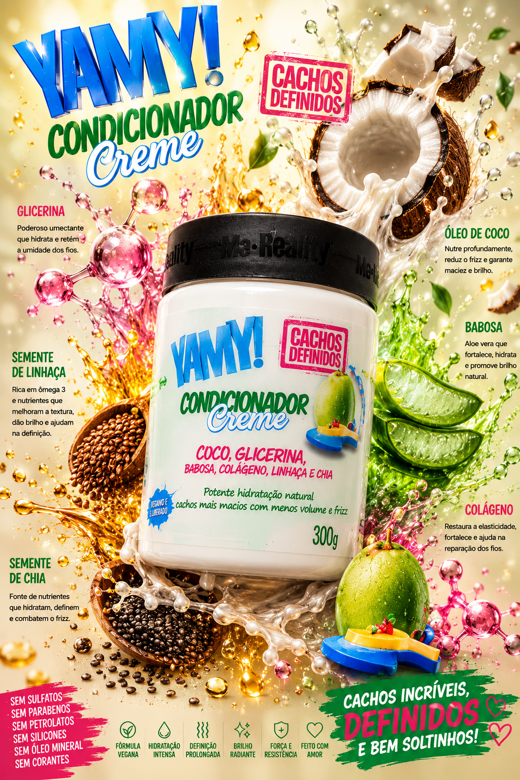 YAMY! Condicionador Creme