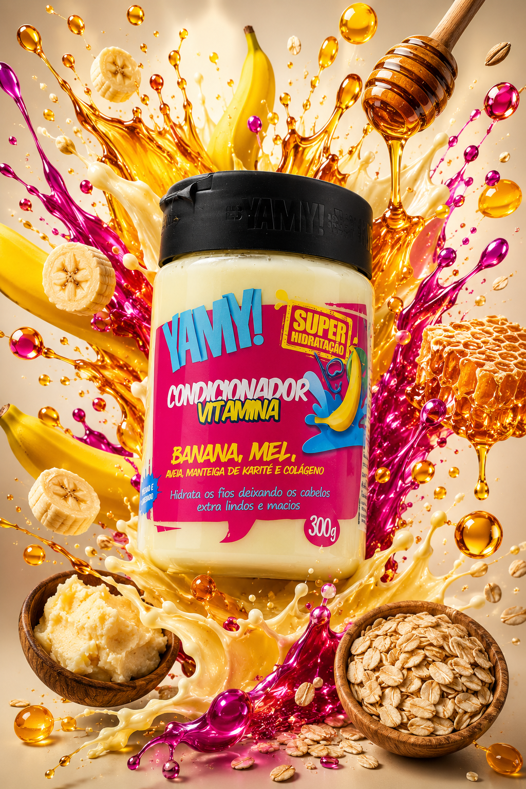 YAMY! Bananen-Vitamin-Haarspülung