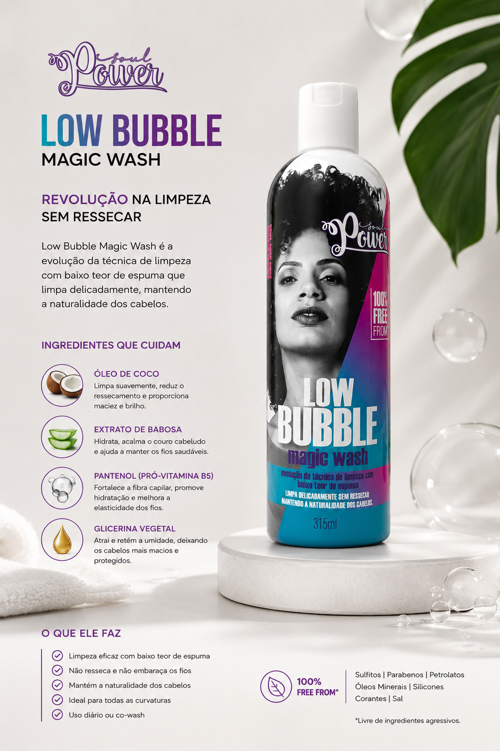 Shampoo Low Bubble Magic Wash