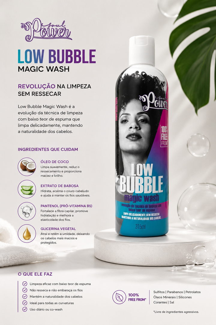 Shampoo Low Bubble Magic Wash