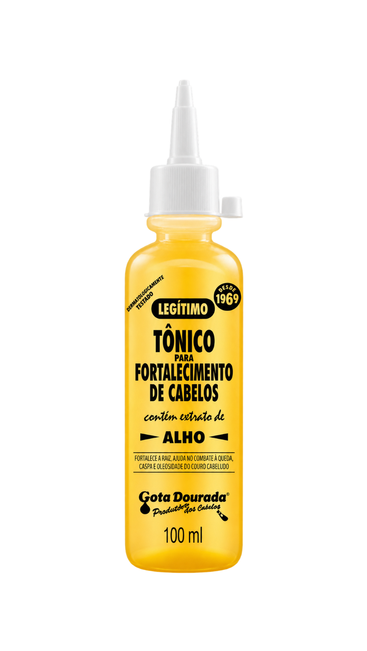 Gota Dourada – Traditional Strengthening Garlic Hair Tonic