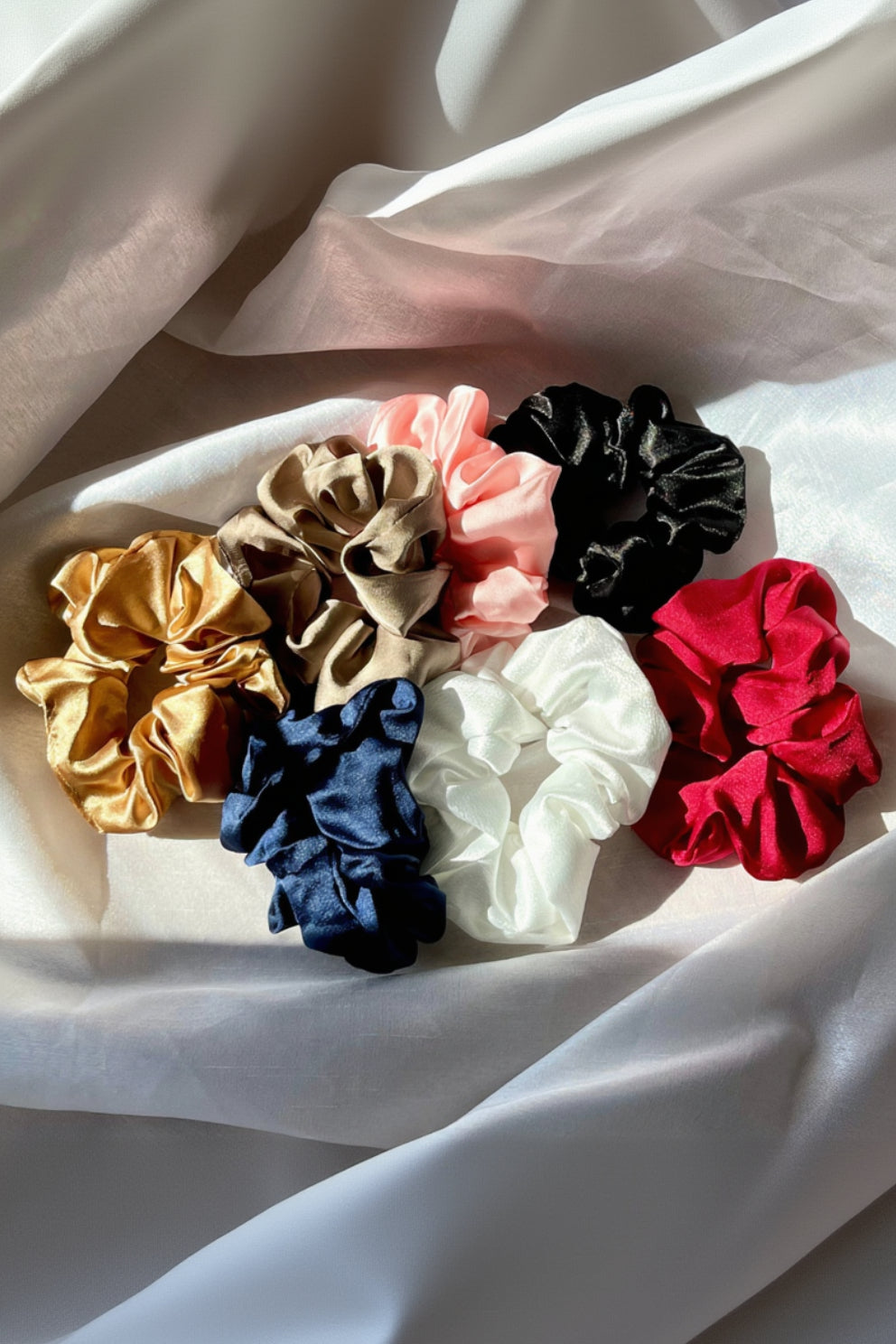 Scrunchies de Cetim