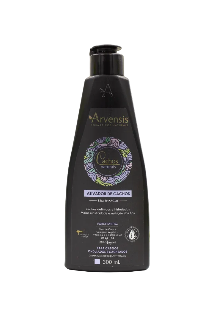 Arvensis Cachos Naturais Activador para Cabelos Ondulados e Cacheados