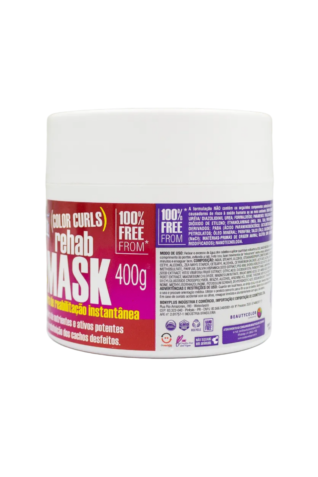 Color Curls: Rehab Mask