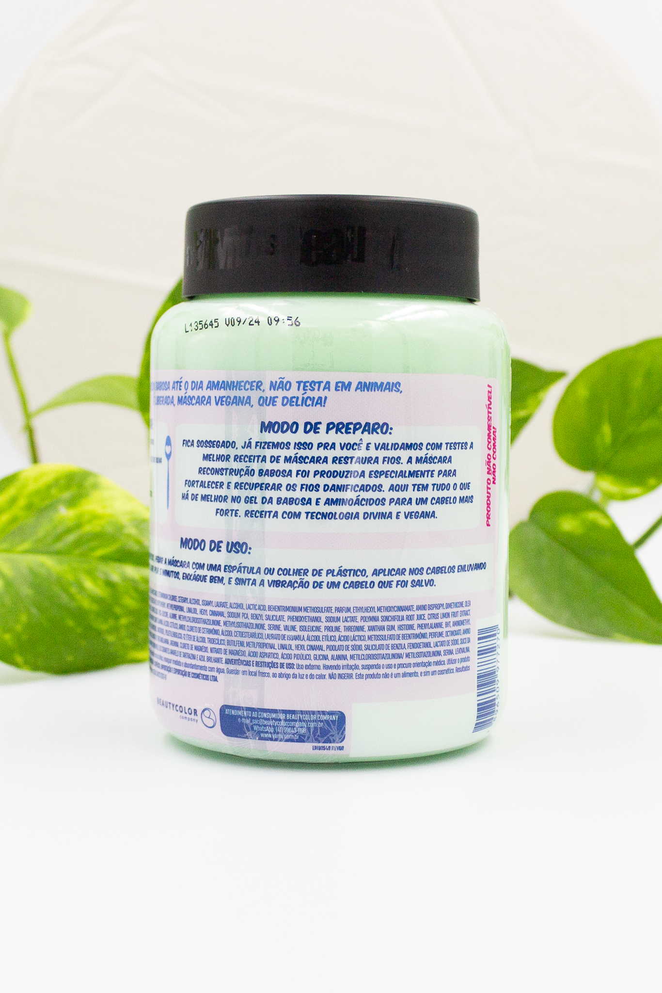aloe vera nos cabelos Aloe Vera Reconstruction Mask Save Hair 