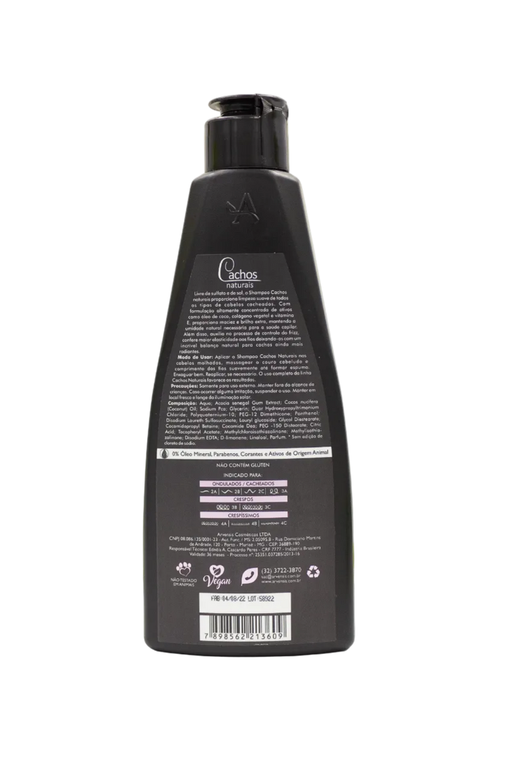 Arvensis Cachos Naturais Shampoo