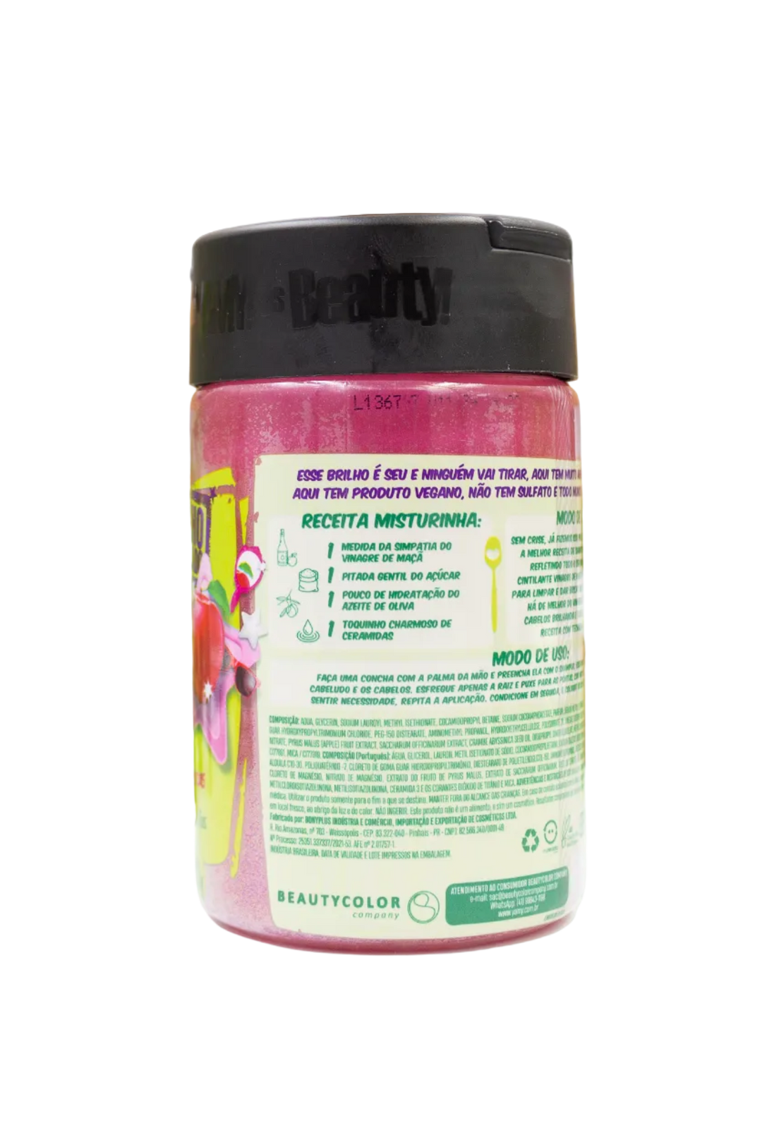 Shampoo glänzendes apfelessig