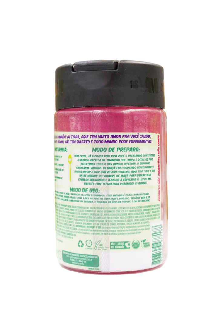 Shampoo glänzendes apfelessig
